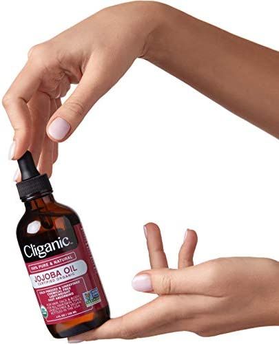 Cliganic USDA Organic Jojoba Oil, 100% Pure (4oz) | Moisturizing Oil for Face, Hair, Skin & Nails... | Amazon (US)