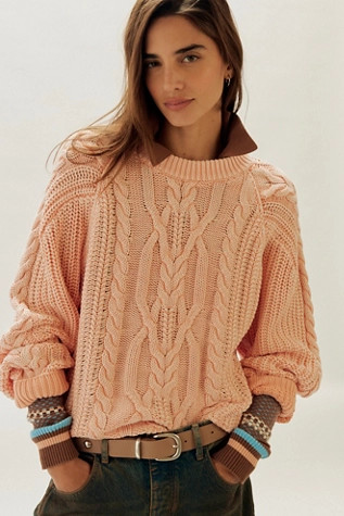 Frankie Cable Knit Sweater | Free People (Global - UK&FR Excluded)
