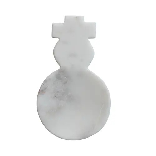 Storied Home Marble Snowman Shaped Spoon Rest, White at Nordstrom | Nordstrom