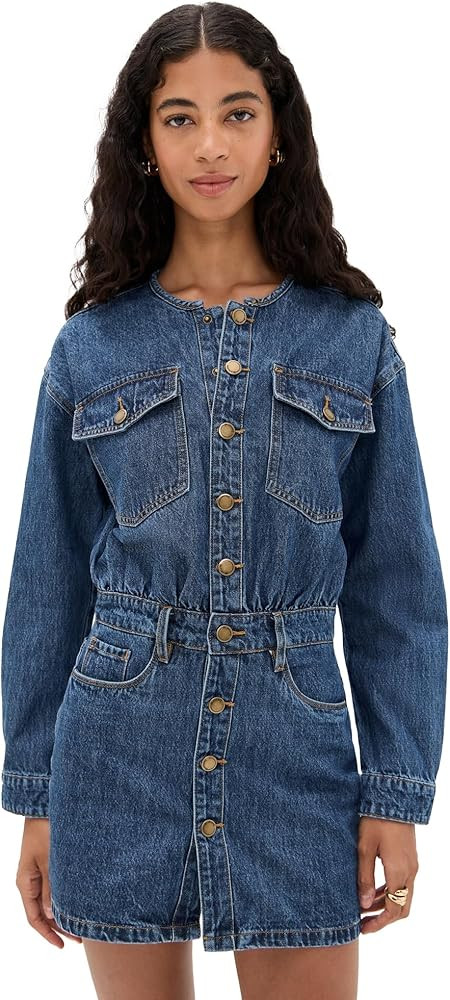 [BLANKNYC] Womens Ready Set Go Denim Mini Dress | Amazon (US)
