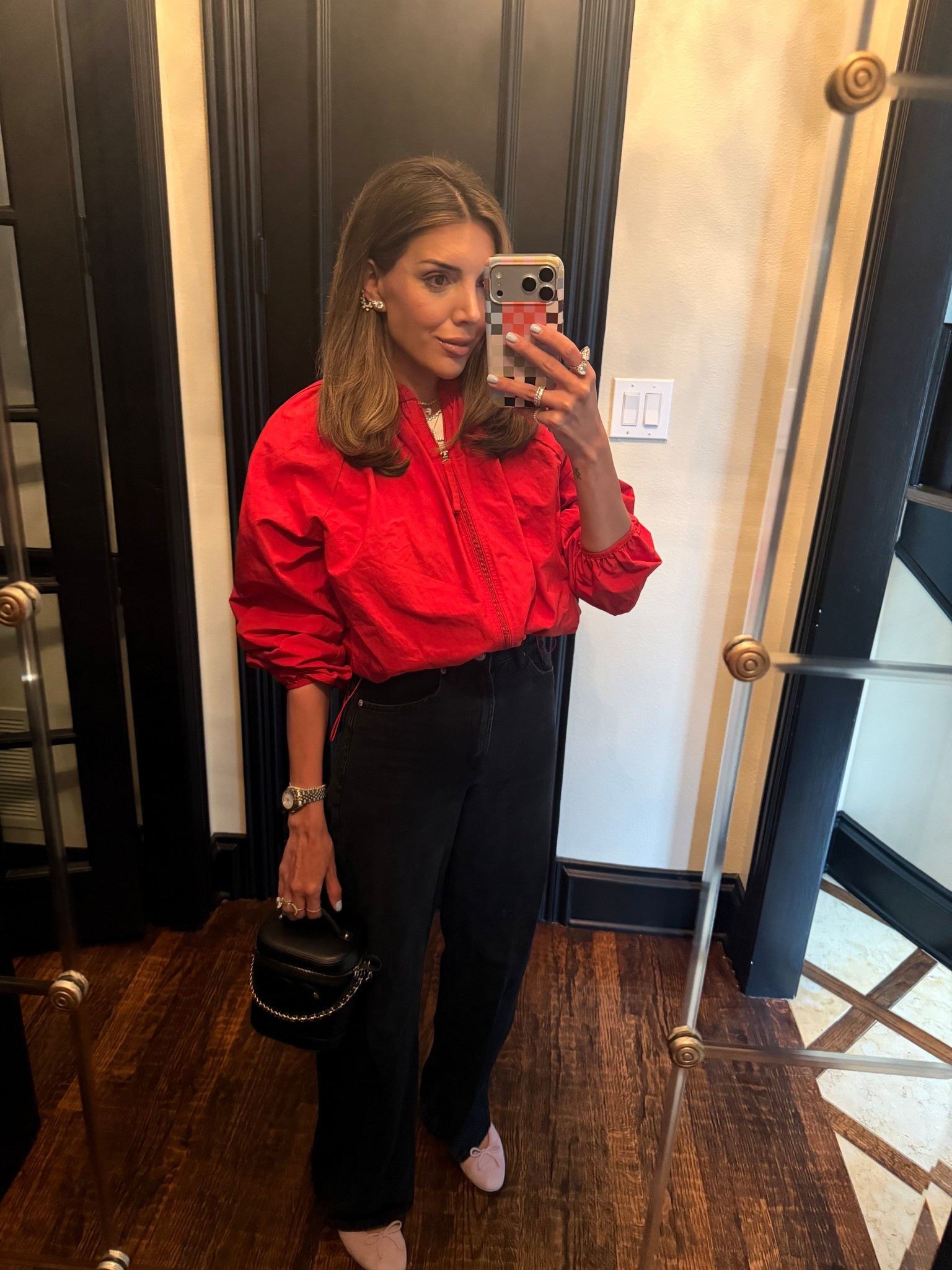 Ootd for @kerrently The Devil Wears Prada premiere party! It’s super gloomy and drizzling, so this lightweight wind jacket is perfect!

jacket: s
jeans : 2

#LTKootd #LTKdayinmylife