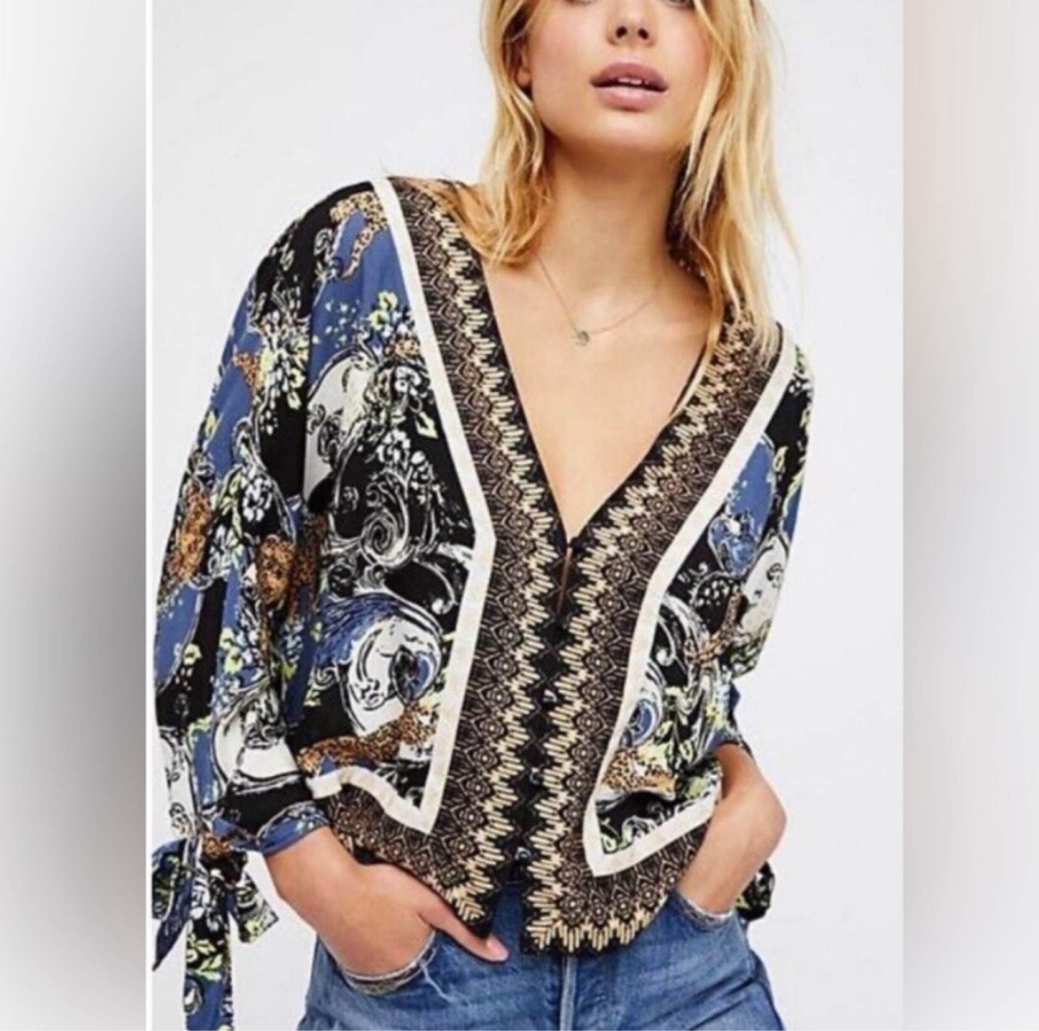 Free people boho blouse tunic jacket 

#LTKSeasonal #LTKFindsUnder50 #LTKStyleTip