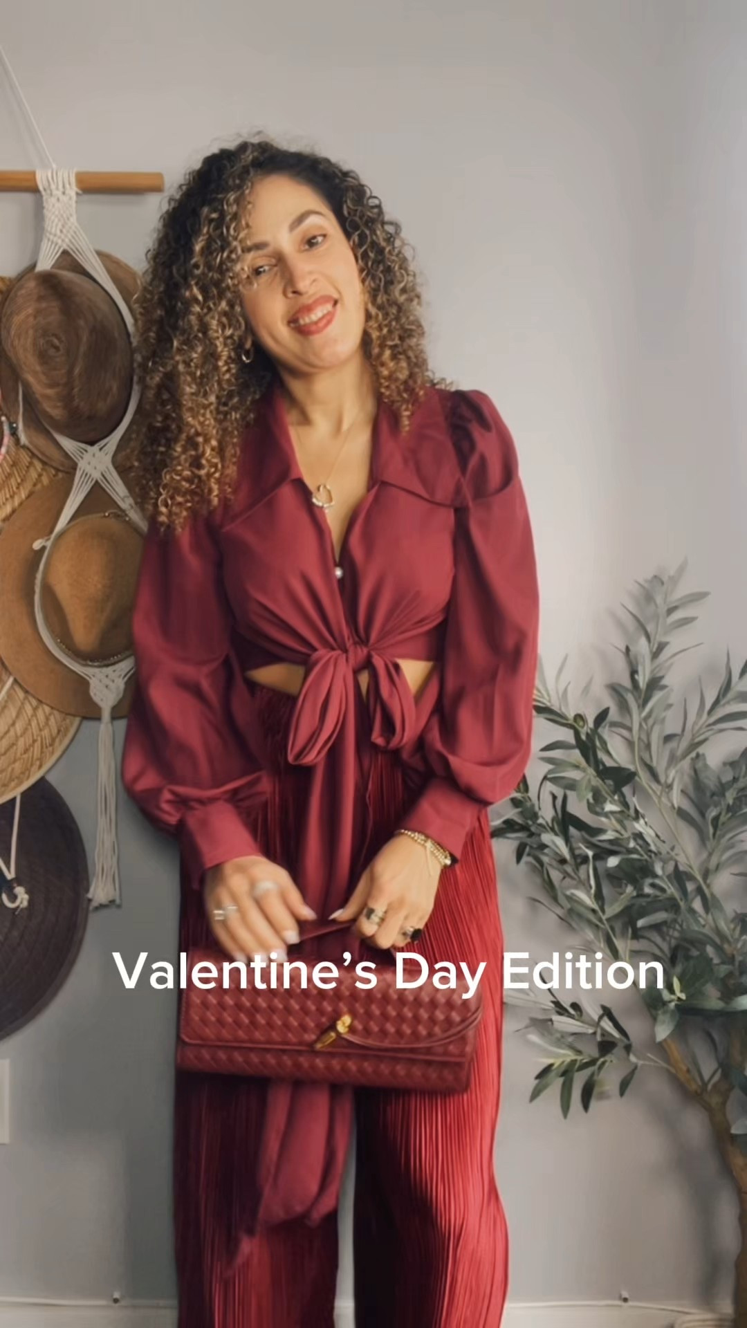 valentines outfit women

Amazon always delivers the best Valentine’s Day outfits 

You voted and this Valentine’s Day outfit won 💌
This look features a pleated wide leg pant paired with a tie front long sleeve crop top for a flirty yet polished vibe. Finished with a matching burgundy purse and gold heels because the details make the look.

Top and bottom are both size medium and fit true to size.
For reference I am 5’5” and weigh between 145 and 150 lbs.

Perfect for date night, dinner plans, or Galentine’s vibes.
Would you wear this for Valentine’s Day?

Valentine’s Day outfit inspo date night look chic feminine style trendy outfit ideas fashion inspiration women’s style

#ValentinesOutfit #DateNightStyle #ValentinesDayLook #OutfitInspo #ChicStyle

#LTKValentine #LTKootd #LTKgrwm
