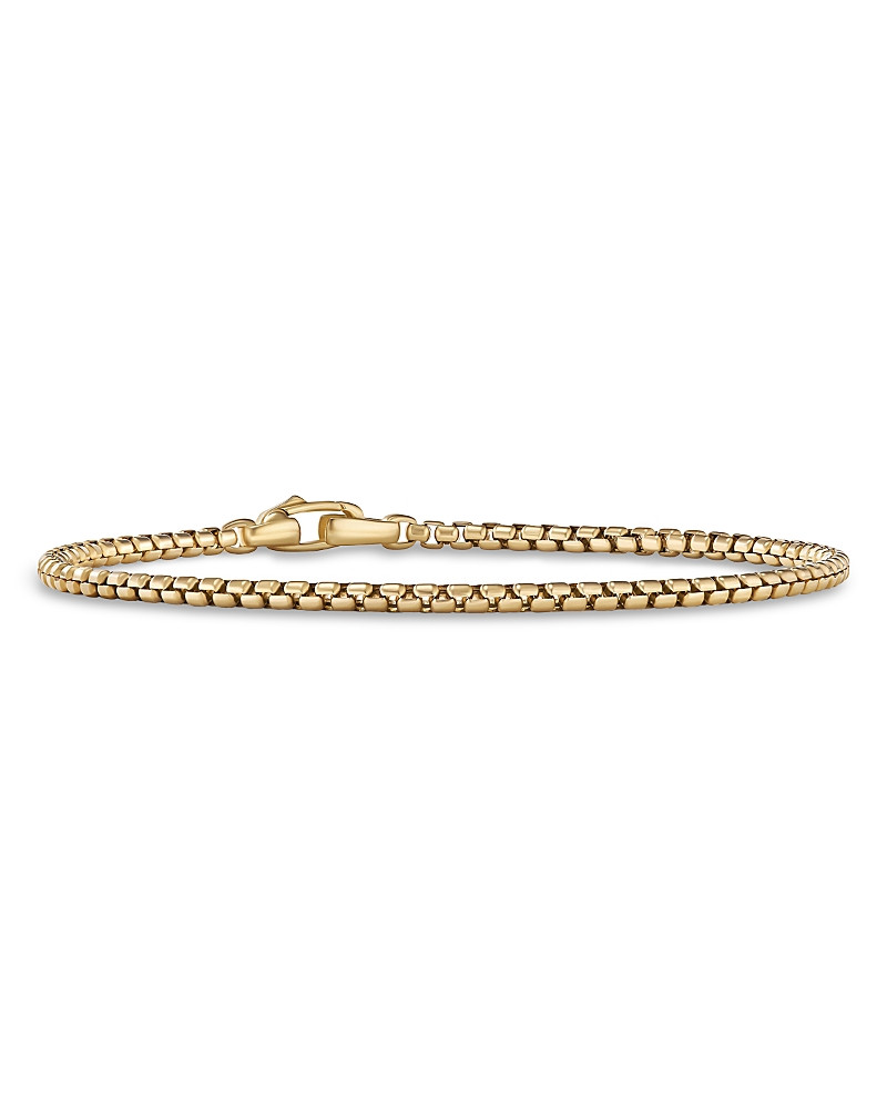 David Yurman Men's 18K Yellow Gold Chain Box Link Bracelet | Bloomingdale's (US)