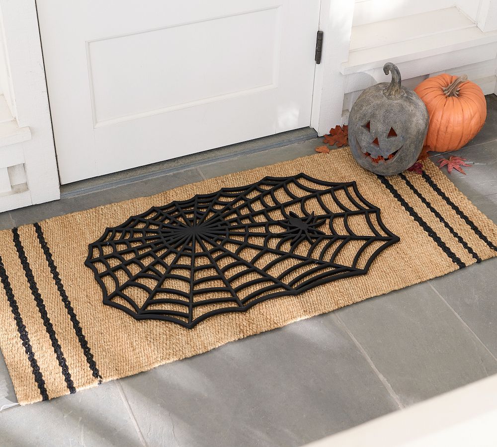 Rubber Spider Web Doormat | Pottery Barn (US)