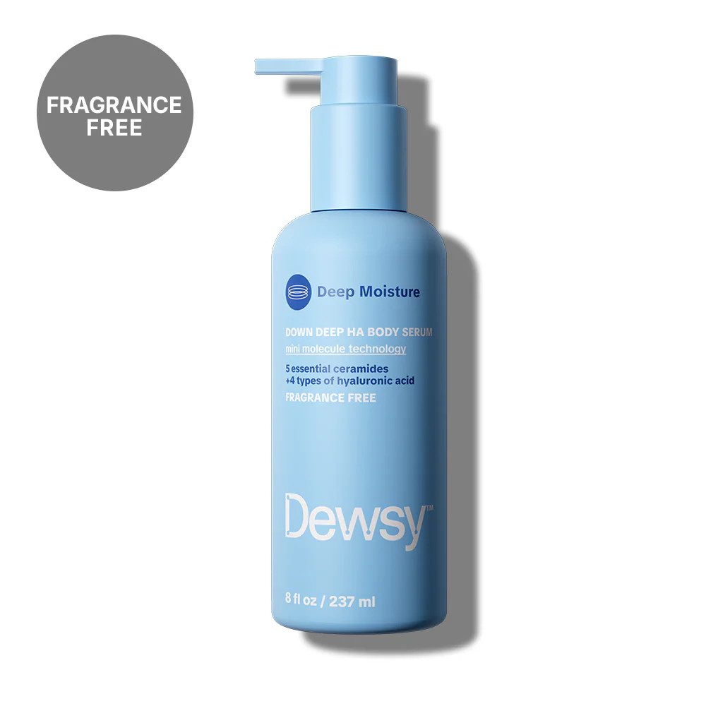 Down Deep HA Body Serum - Deep Moisture Unscented, Fragrance Free | Dewsy