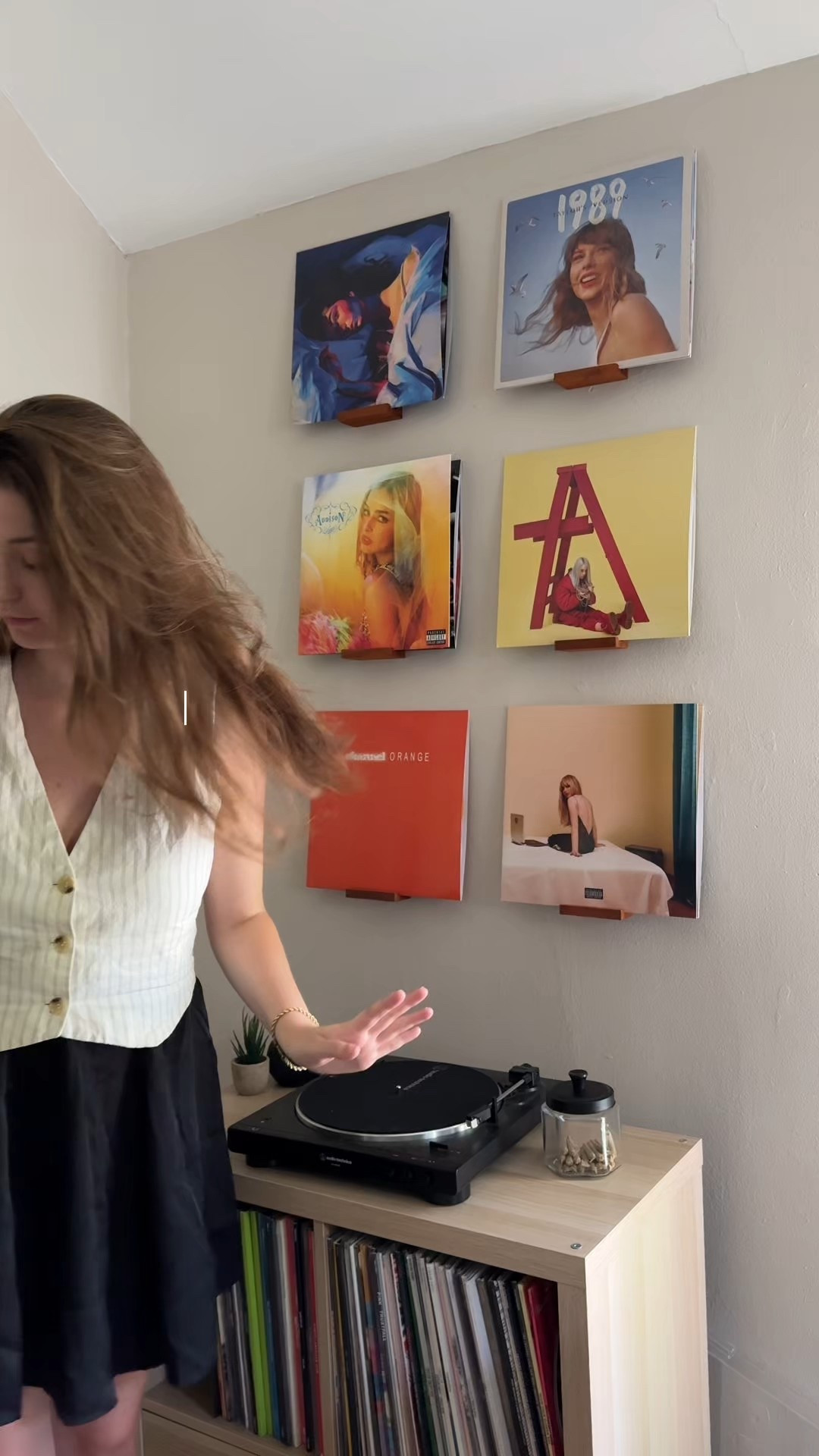 Change my record wall with me 🤍

#LTKHome