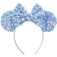 HEROCROSS Mickey Mouse Ear Headband for Adults Colorful Scales Sequin Bow Hairband Women Hair Accessories Kids Girls Party Gifts | AliExpress (US)