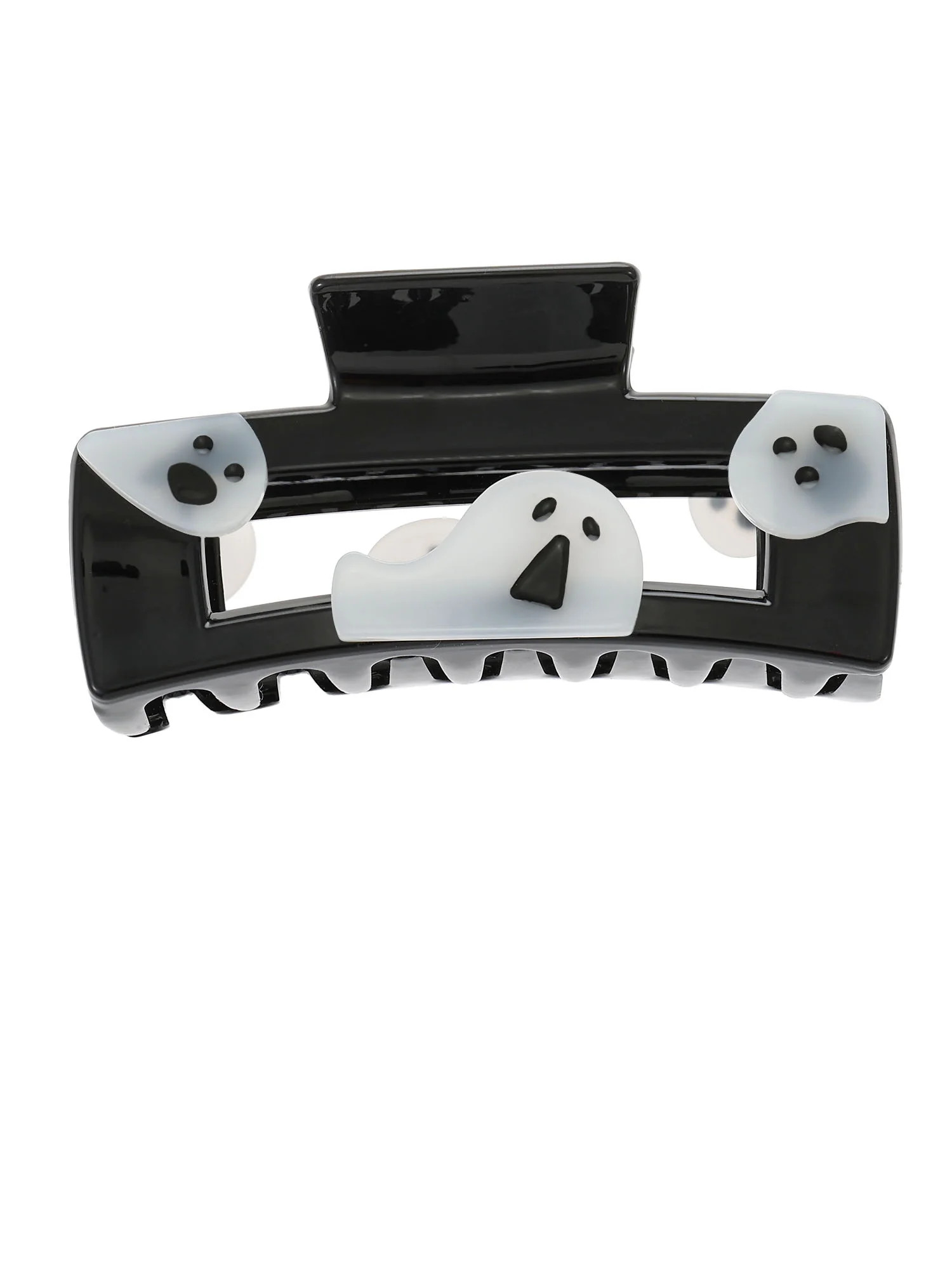 Way to Celebrate Halloween Women's Square Ghost Claw Clip, Multicolor, 1 Piece | Walmart (US)
