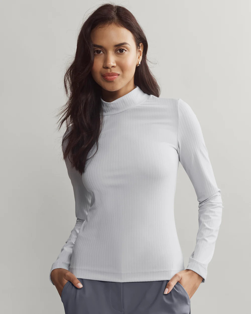 Modern Rib Mock Neck | Rhone