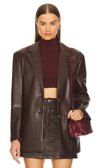 Ezra Blazer in Dark Brown | Revolve Clothing (Global)