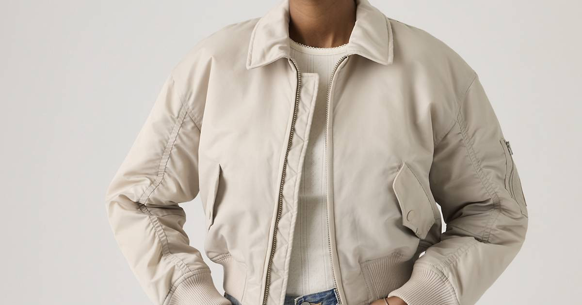 Bowie Cropped Bomber Jacket | Levi's US