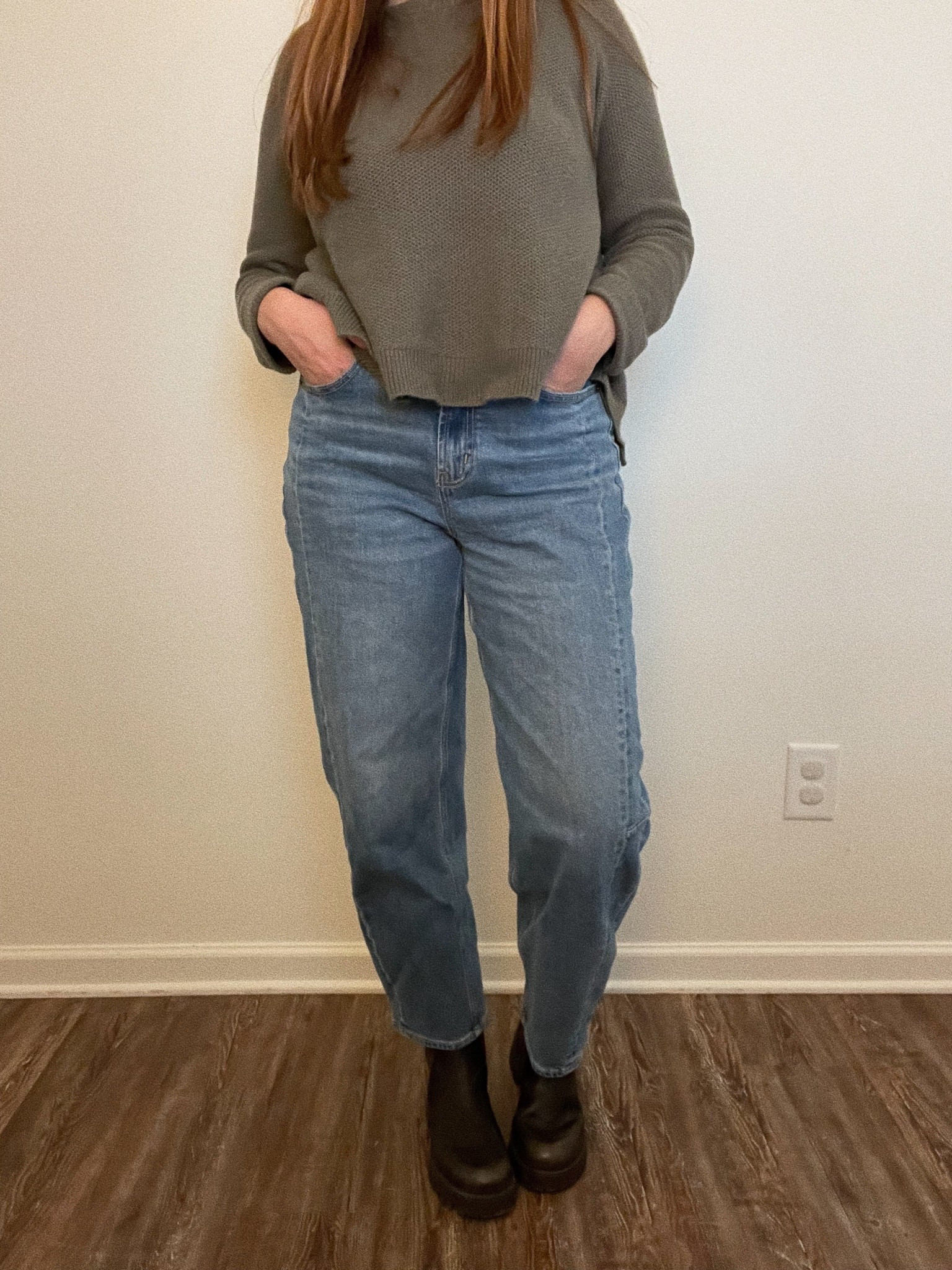 Great barrel jean option at an even better price!! 

#LTKmomlife #LTKSaleAlert #LTKootd