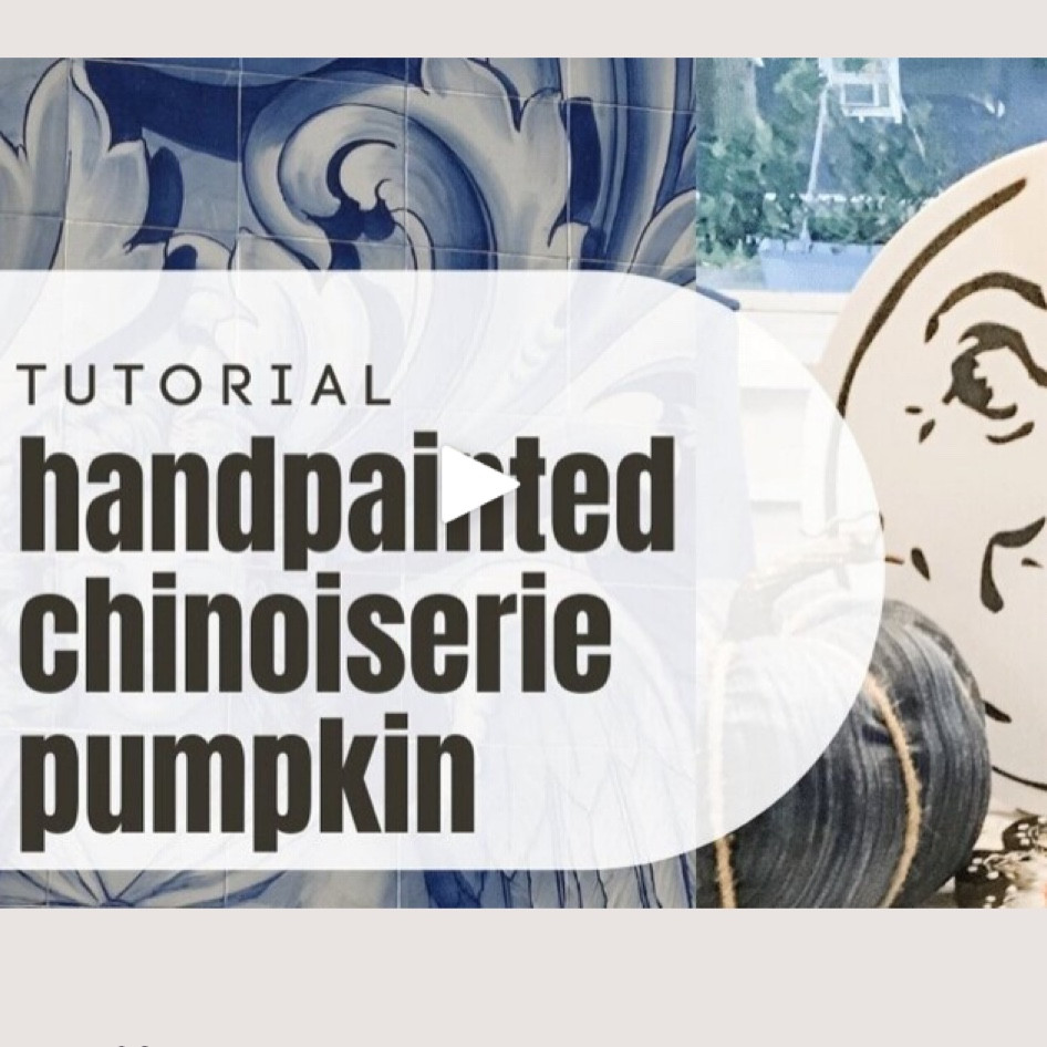 See the video on my blog at https://www.julieannrachelle.com/blended-decor-blog/chinoiserie-pumpkins

#LTKhome #LTKHalloween #LTKunder50
