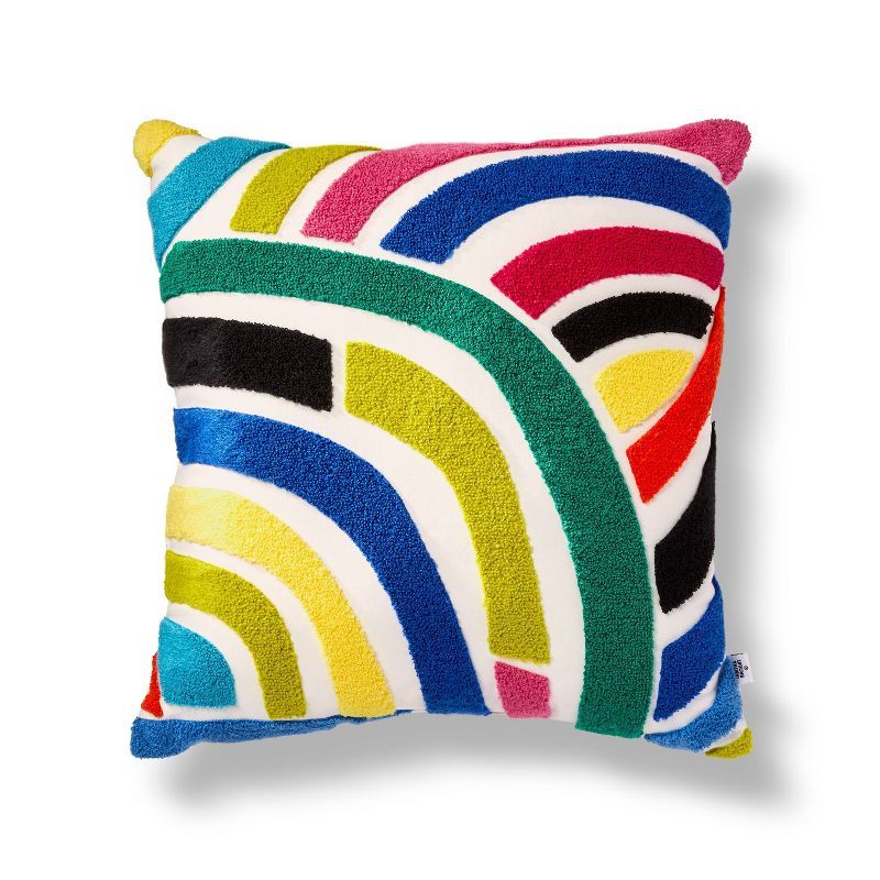 18"x18" Abstract Decorative Square Pillow - Tabitha Brown for Target | Target