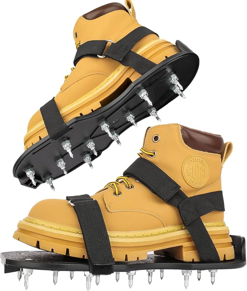 Epoxy Floor Spiked Shoes Fully Assembled Gunite Spiked Shoes with 3/4" Short Spikes for Garage Fl... | Amazon (US)