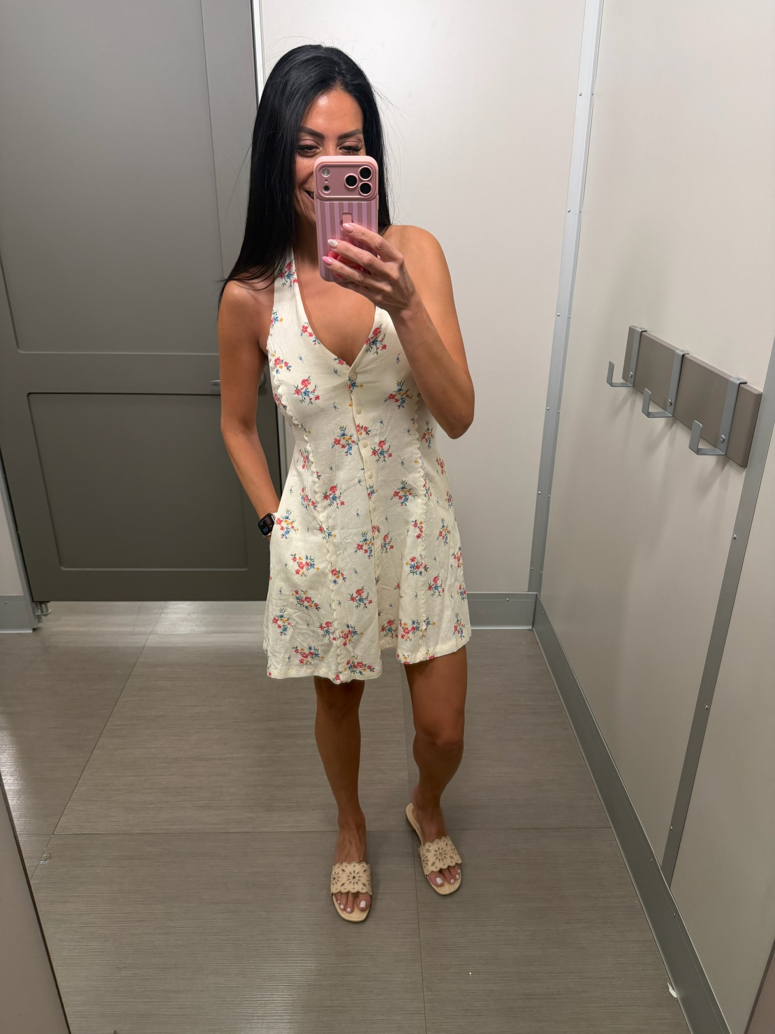 The cutest floral mini dress for Spring & Summer!💛



Spring outfits 2026, spring dresses, print, short dress, breezy, breathable, carla.bushey 

 #LTKootd #LTKSeasonal