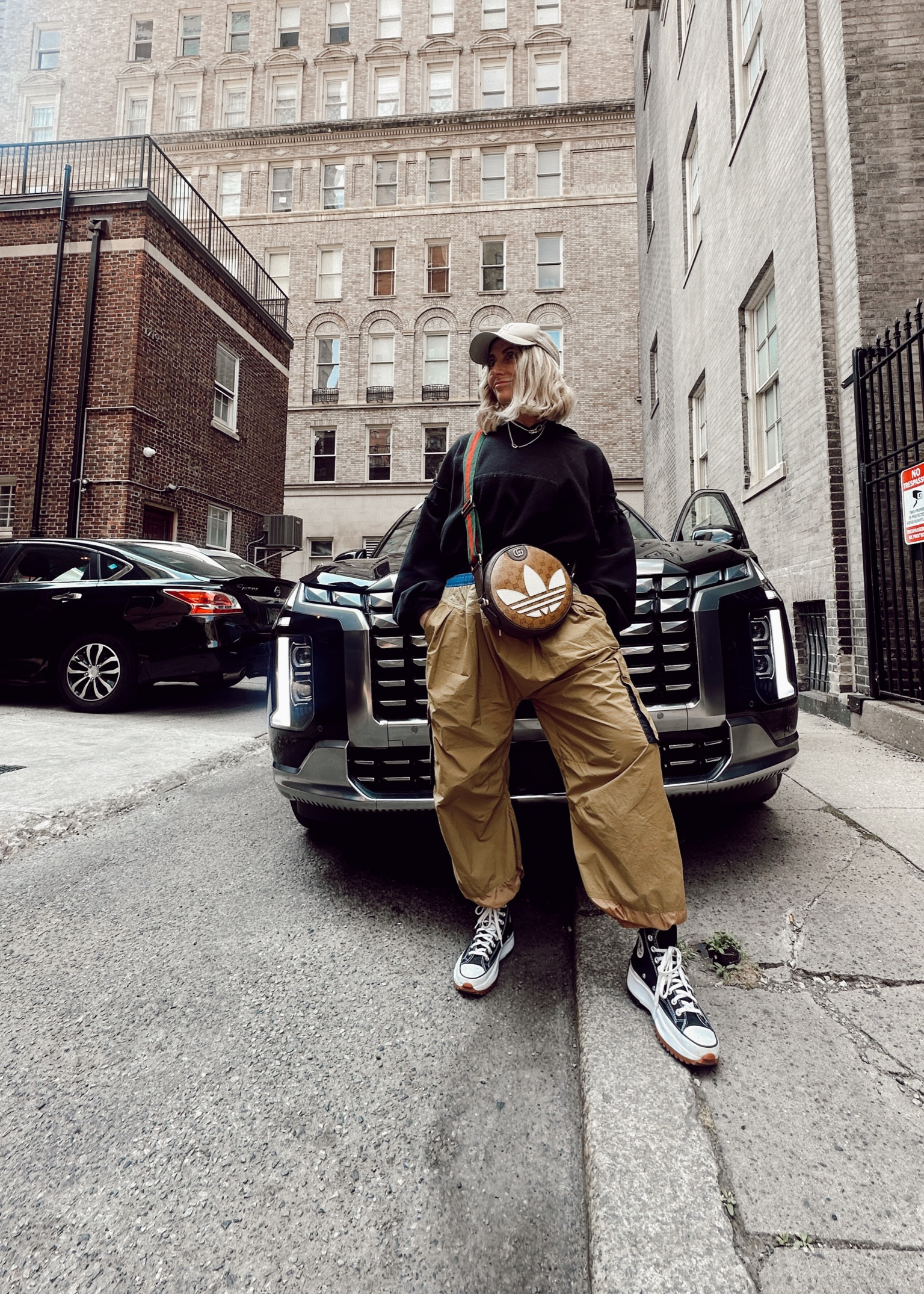 It’s giving city chic! Oversized baggy pants size 26 // small sweater // sneakers converse size 8 

#LTKshoecrush #LTKxNSale #LTKunder100