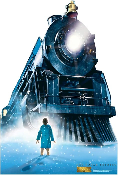 Cardboard People The Polar Express Train Life Size Cardboard Cutout Standup - The Polar Express (... | Amazon (US)
