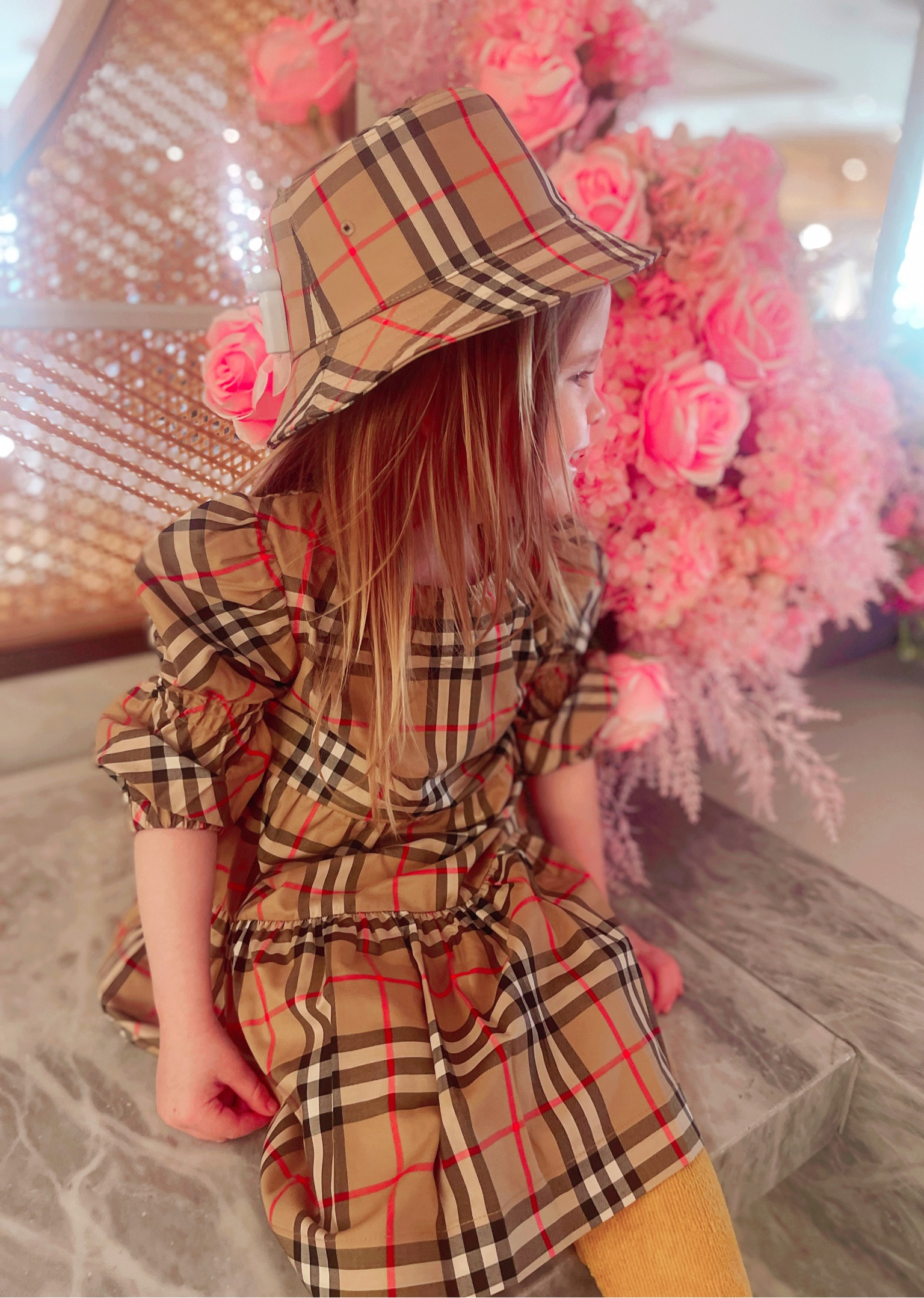 Burberry vintage check at its cutest ! 
.
#designerkidswear #designerchildrensclothes #dress #burberry #hat 

#LTKstyletip #LTKbaby #LTKkids