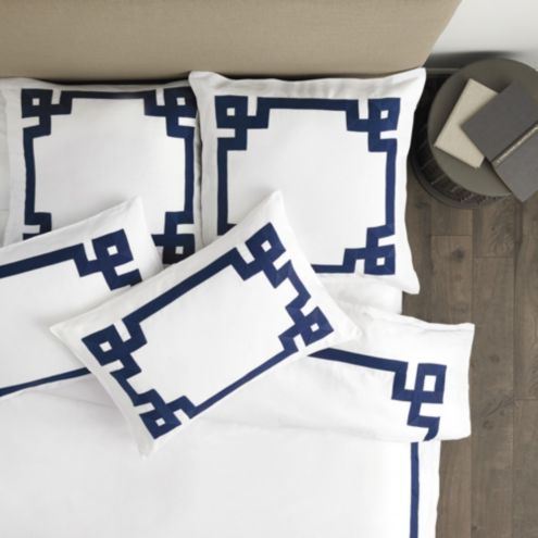 Suzanne Kasler Greek Key Bedding | Ballard Designs | Ballard Designs, Inc.