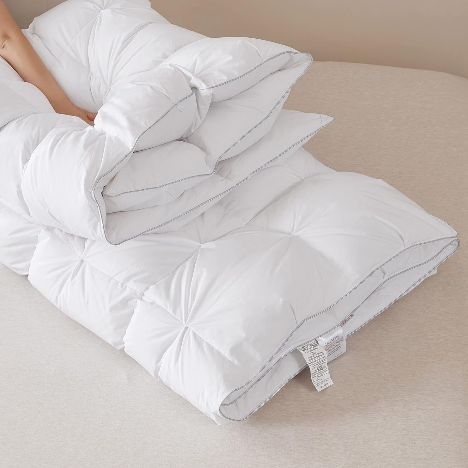 All-Season Feather Down Comforter | Bed Bath & Beyond
