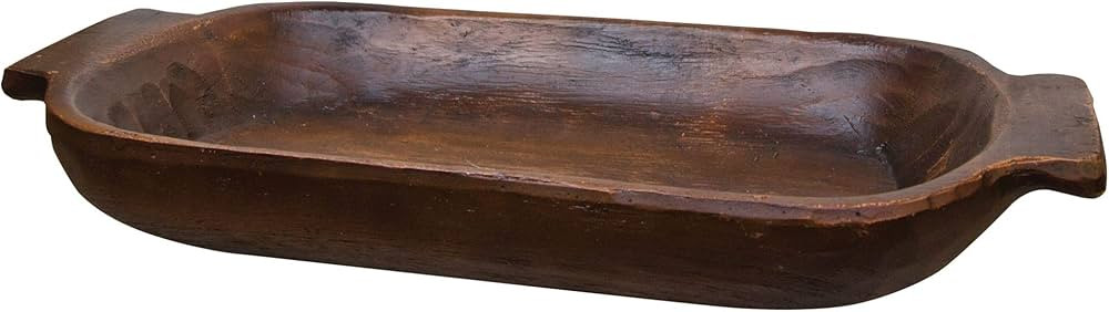 C&W Treenware Decorative Dough Bowl - Primitive Country Rustic Home Decor | Amazon (US)