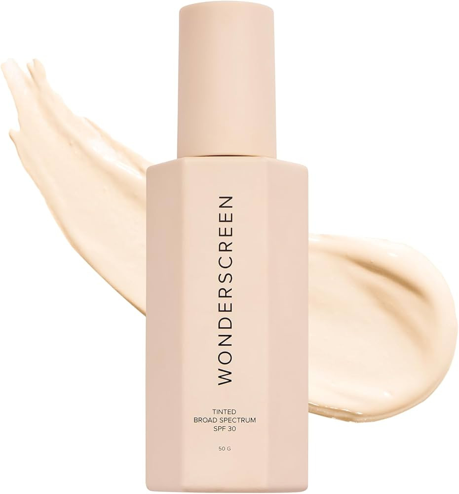 DIME Beauty Tinted Glow Wonderscreen SPF 30, Mineral Sunscreen for Face with 19% Zinc Oxide, Tint... | Amazon (US)