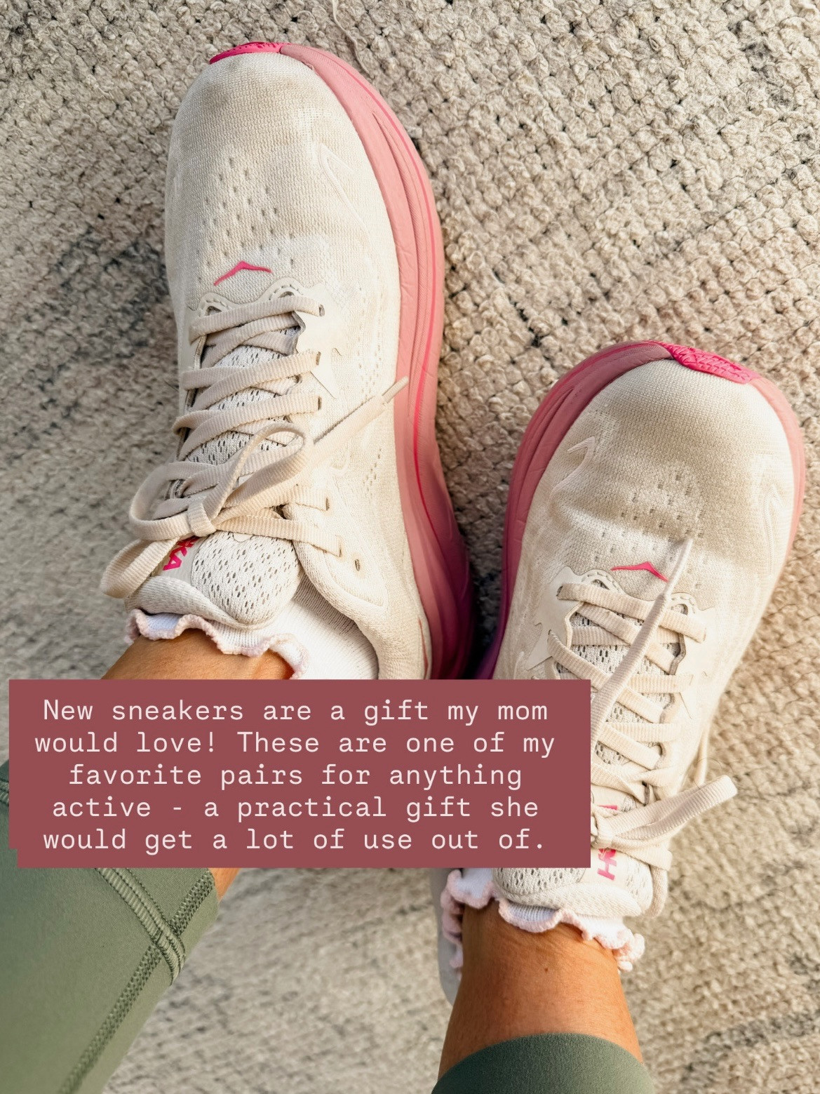 These Hoka tennis shoes are one of my favorite pairs! Super comfortable & great to workout in! This would be a great Mother's Day gift, especially if your mom loves to walk or just is very active!

Loverly Grey, Mother's day gift ideas, hoka tennis shoes, gift ideas for mom 

 #LTKMothersDay