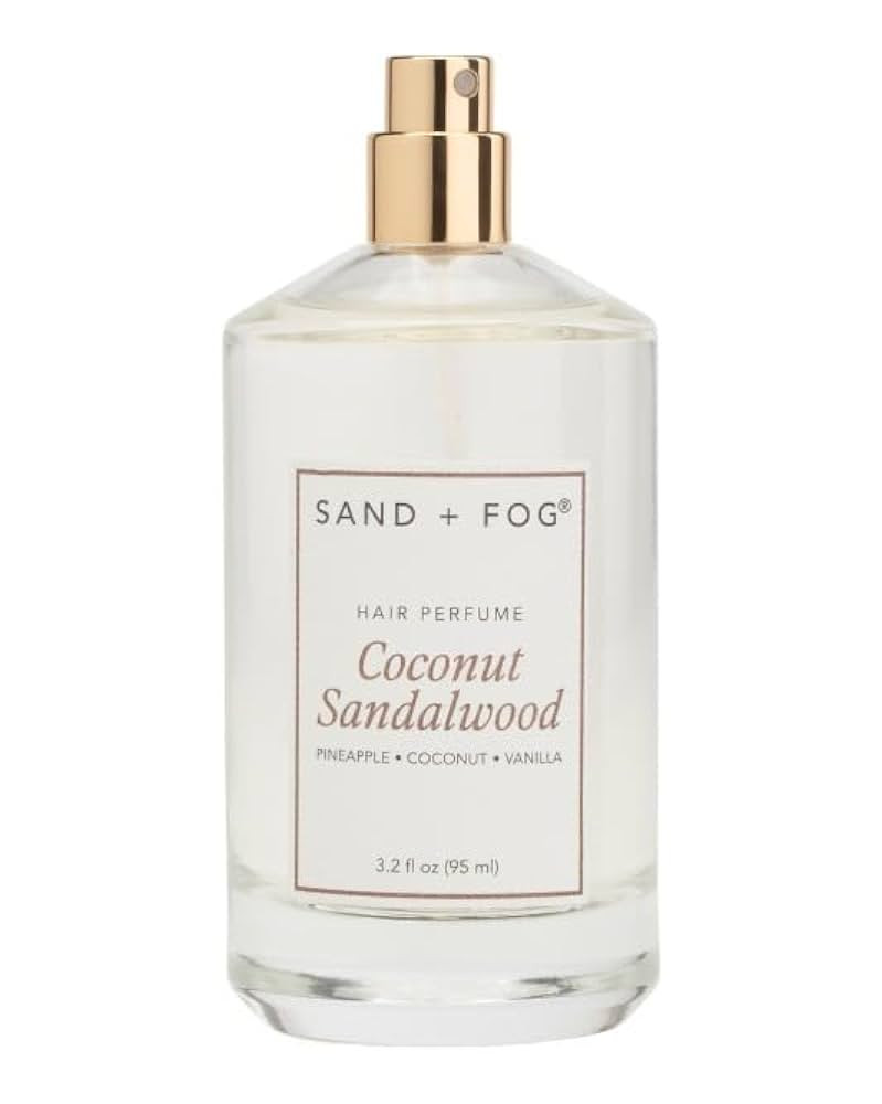Sand + Fog Coconut Sandalwood Hair Perfume, 3.2 fl oz, Pineapple Vanilla Scent | Amazon (US)