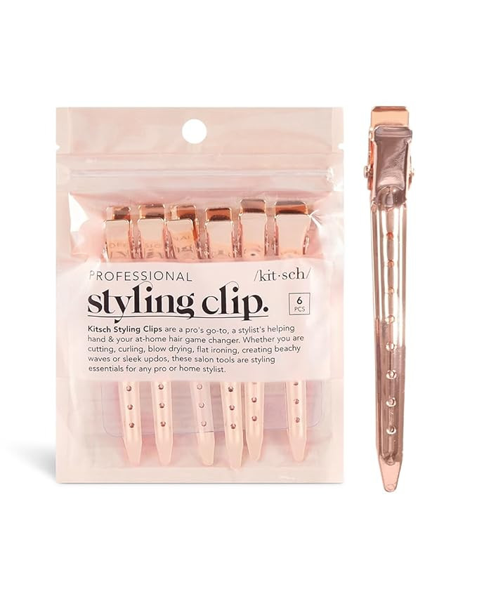 Kitsch Hair Clips for Styling Sectioning - Alligator | Duck Billed | For Long & Short Hair | Roll... | Amazon (US)