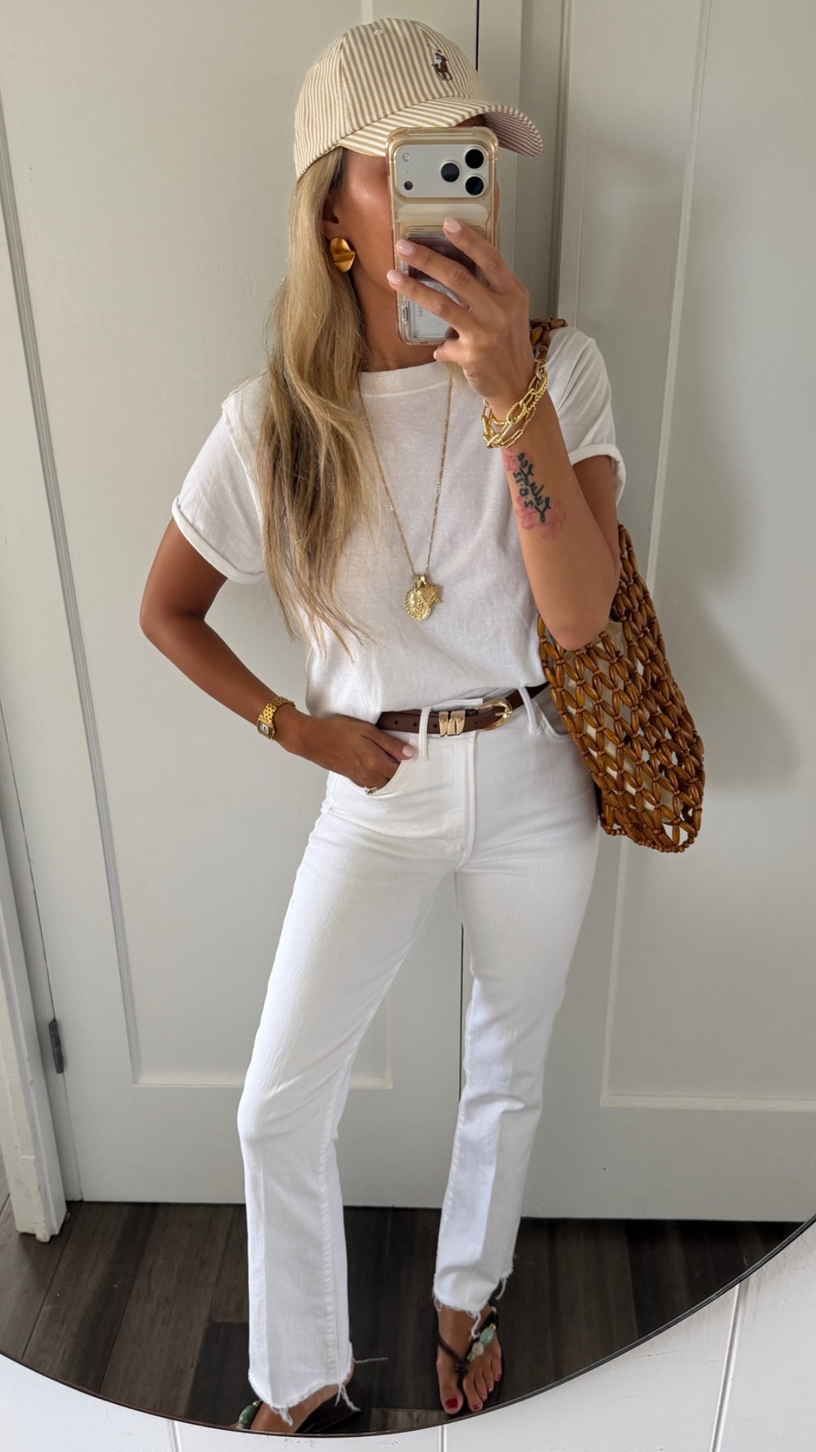 Possibly the chicest white jeans ever. Size 24. Size xs tee. I’m 5ft currently 102 pounds lol

#LTKOver40 #LTKSeasonal #LTKPetite