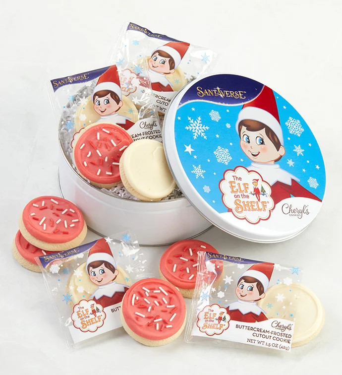 The Elf On The Shelf® Gift Tin by Cheryl's Cookies | Cheryl's