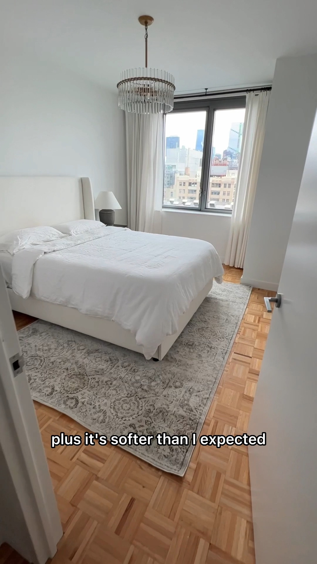 New bedroom rug from wayfair! Had grey and neutral tones. Nyc small apartment 

#bedroomrug #nycapartment #bedroomdecor #arearug #smallbedroom  

#LTKFind #LTKU #LTKhome