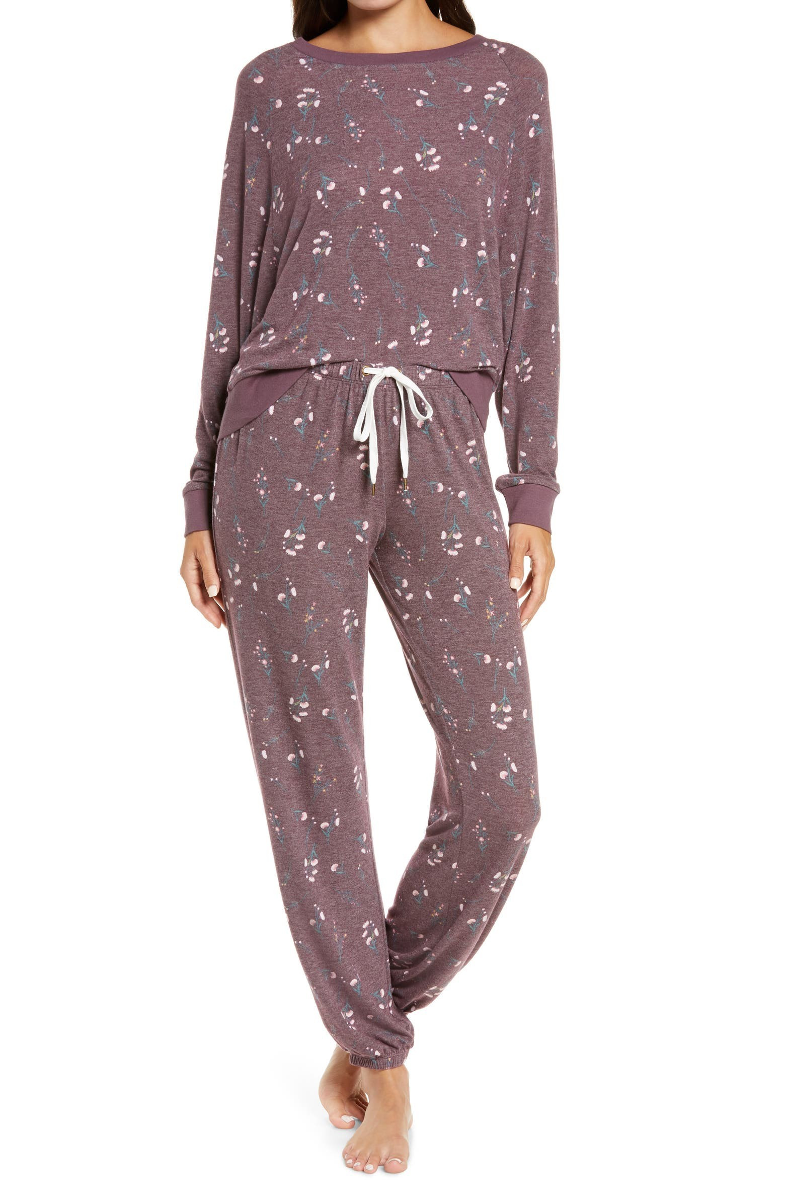 Star Seeker Brushed Jersey Pajamas | Nordstrom