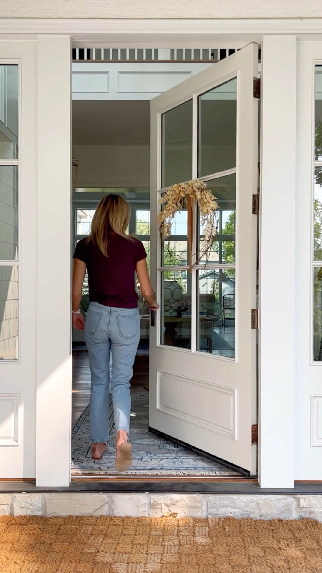 Fall front porch, simple fall decor, fall wreath, fall decor, fall porch, entryway decor for fall 

#LTKhome #LTKSeasonal