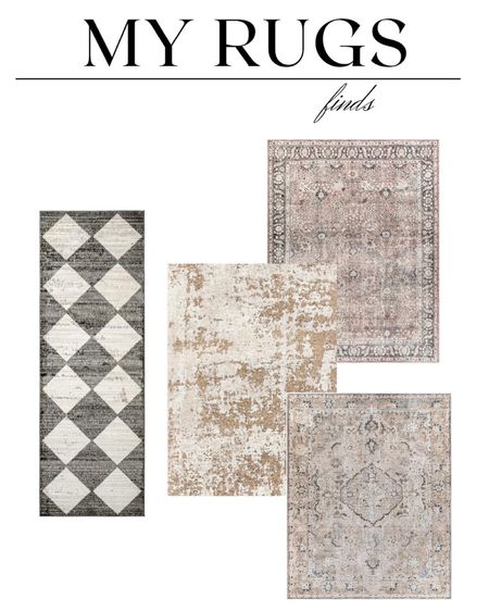 My Rugs
Kitchen runner, family room rug, dining room rug, bedroom rug, budget friendly, neutral rugs, neutral decor #rugs_usa # boutiquerugs 

#LTKhome #LTKFind #LTKSeasonal