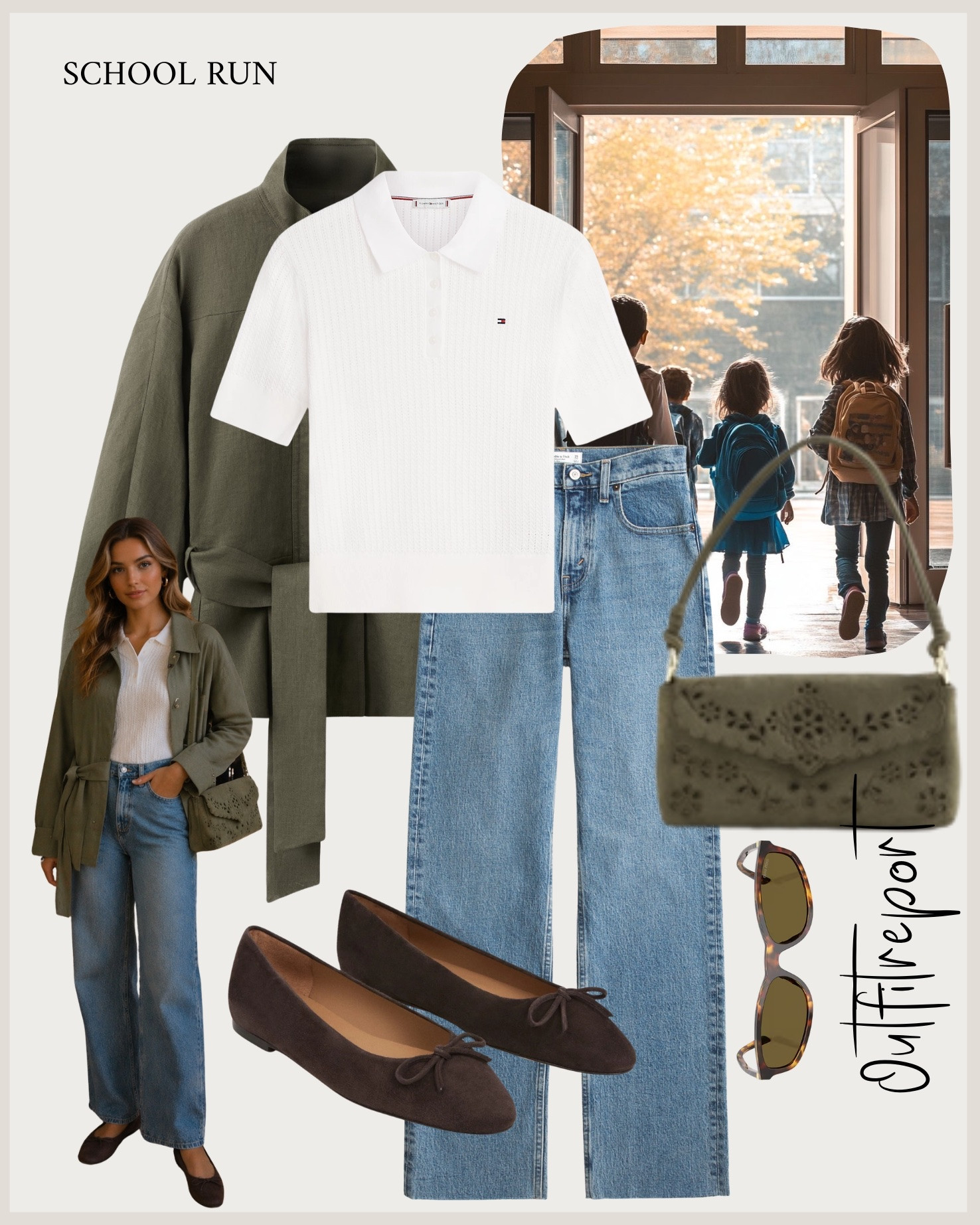 School run spring summer outfit 

#LTKeurope #LTKsummer #LTKspring