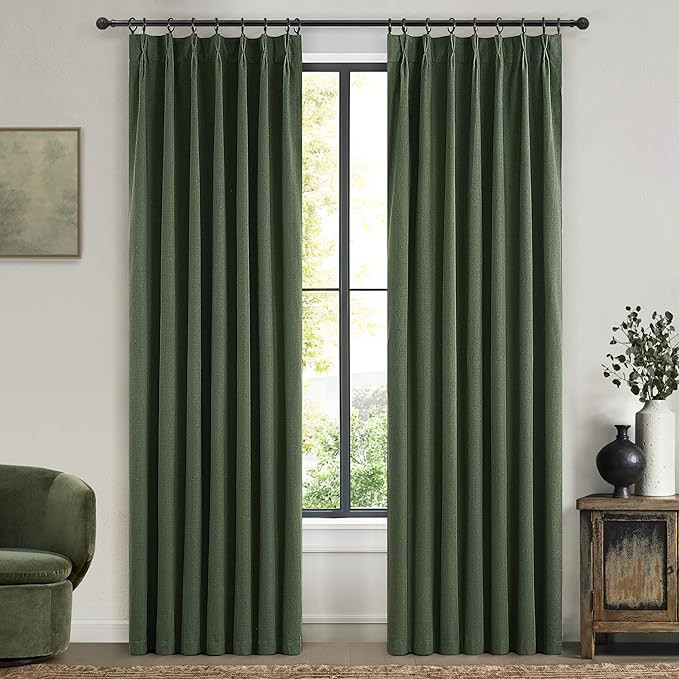 Extra Long Curtain Panels 96 Inches Long Window Curtains & Drapes for Living Room 2 Panels Set Or... | Amazon (US)