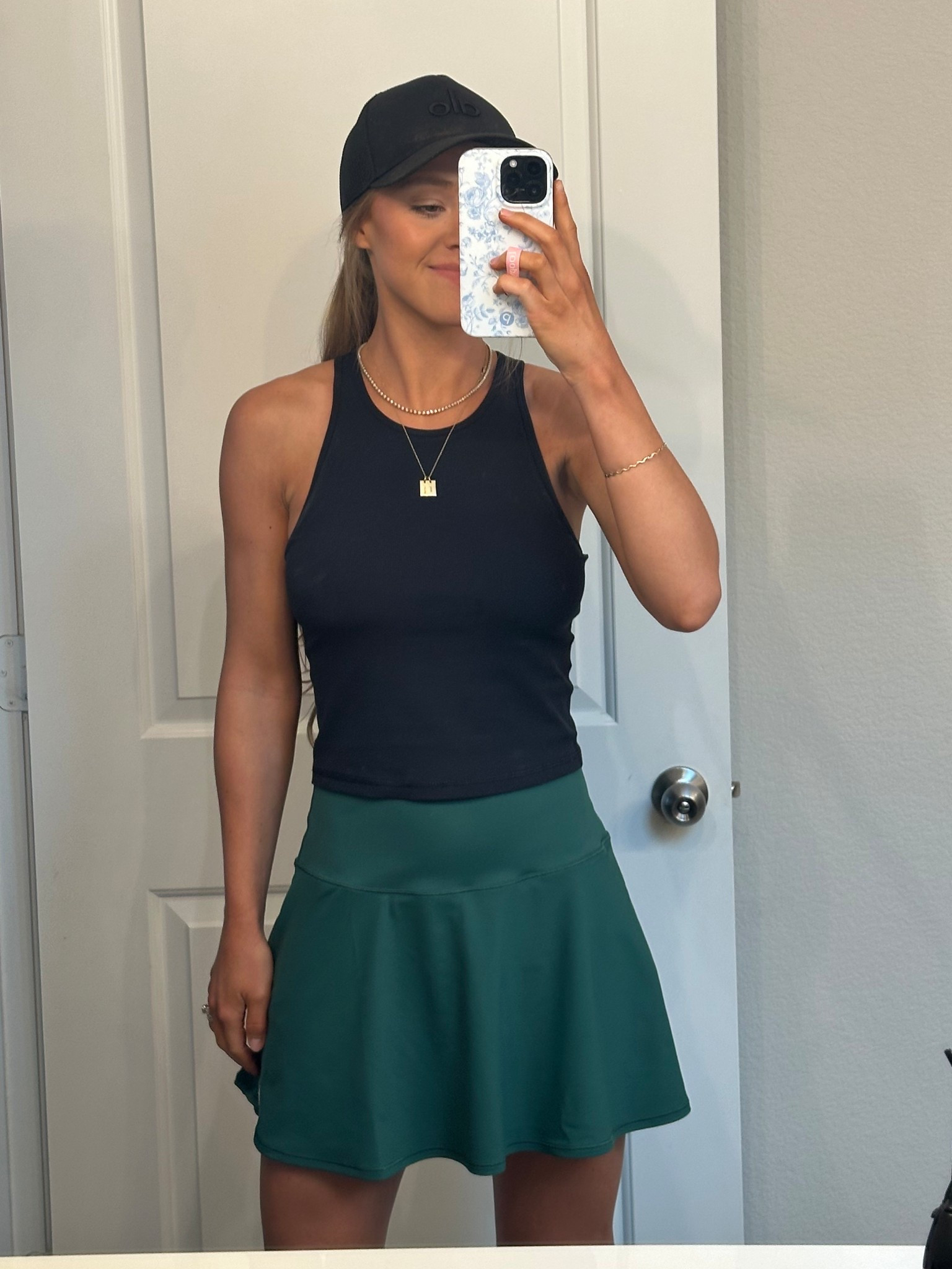 New fav athleisure fit!! The best top ever totally wearing it with jeans and in every season! Lightweight ribbed tank with built in bra comes in other colors as well. Love this color green skirt with built in shorts so comfy and flattering!! Both worth every pennyy

#LTKActive #LTKFindsUnder100 #LTKStyleTip