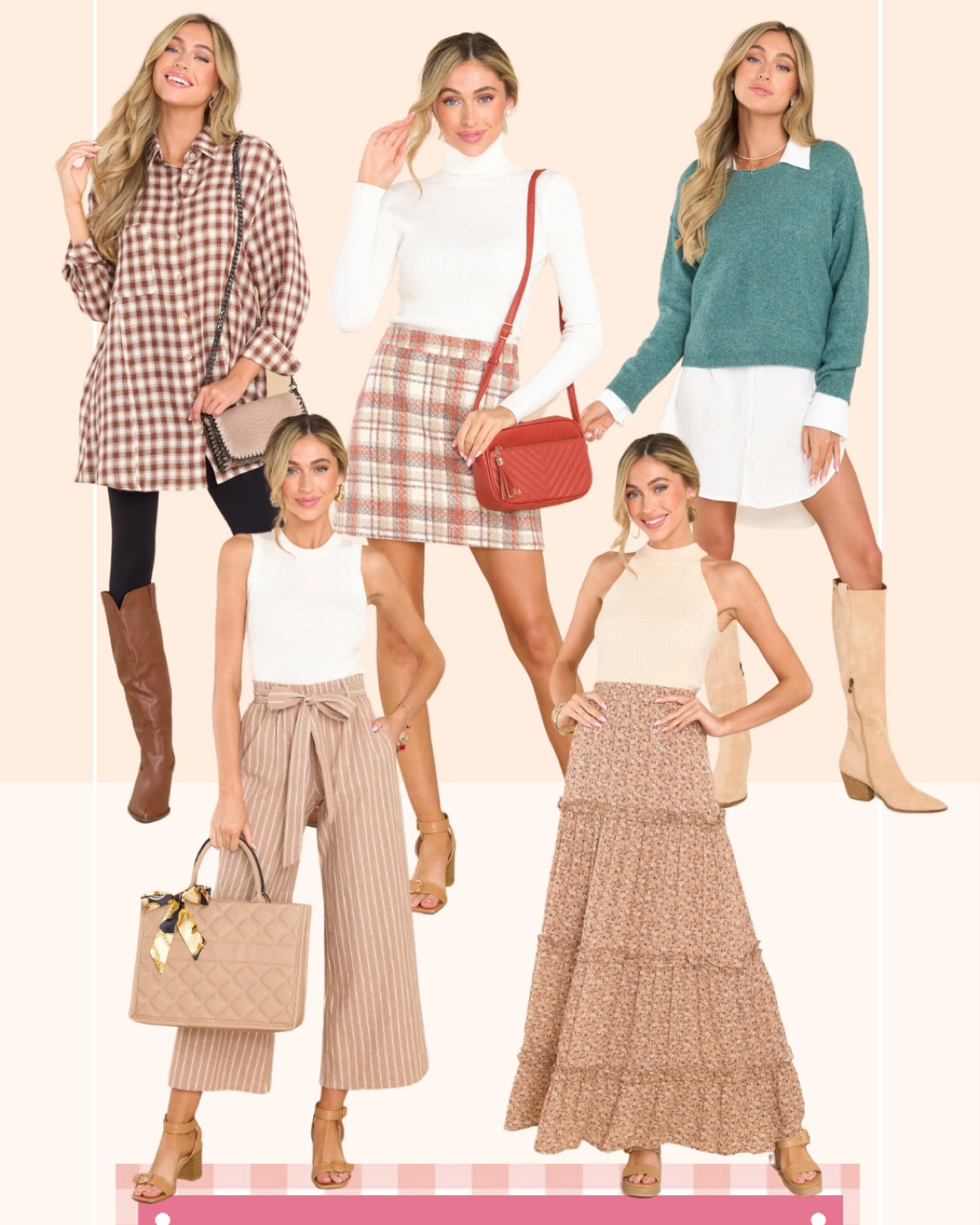 5 looks from red dress that are fall ready and can be worn now until thanksgiving! The perfect transition outfits for summer to fall

#LTKSeasonal #LTKstyletip #LTKFind