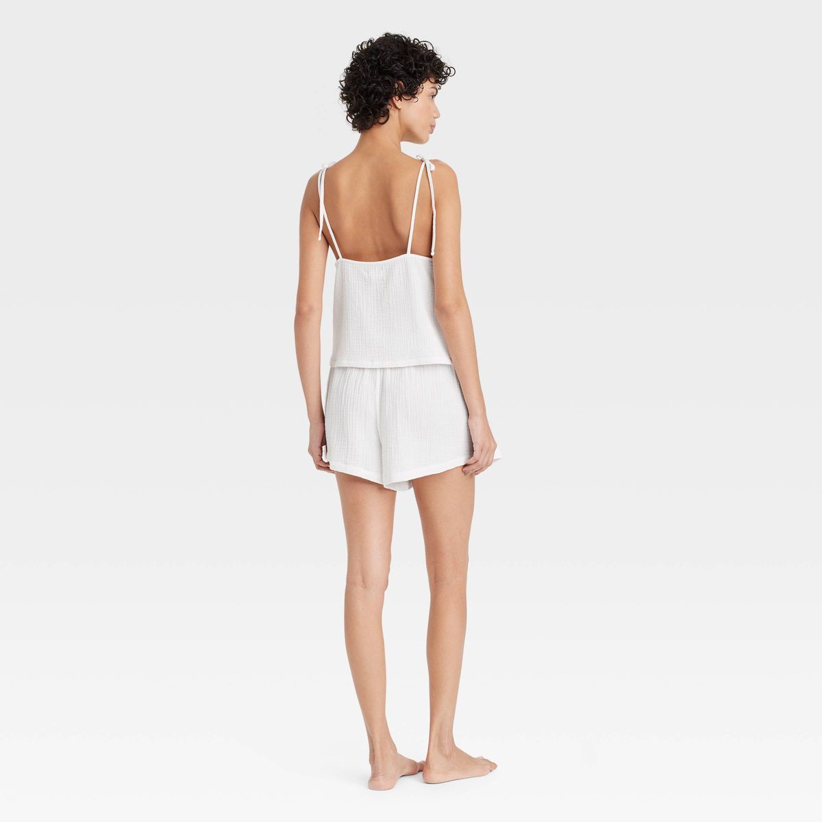 Women's Cotton Gauze Tank Top and Shorts Pajama Set - Colsie™ | Target