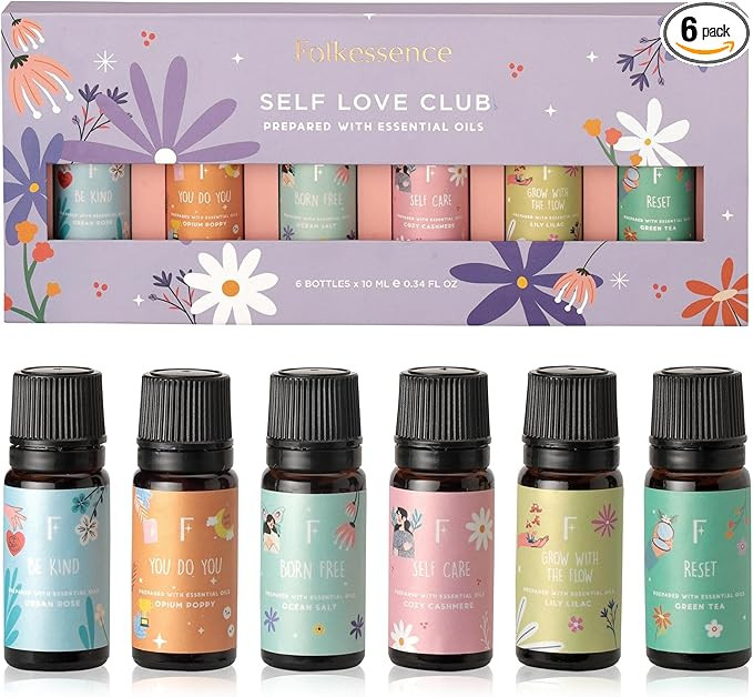 Folkulture Essential Oils for Diffuser Oil, Essential Oils Set of 6 Fragrance Oil, Diffuser Oils ... | Amazon (US)