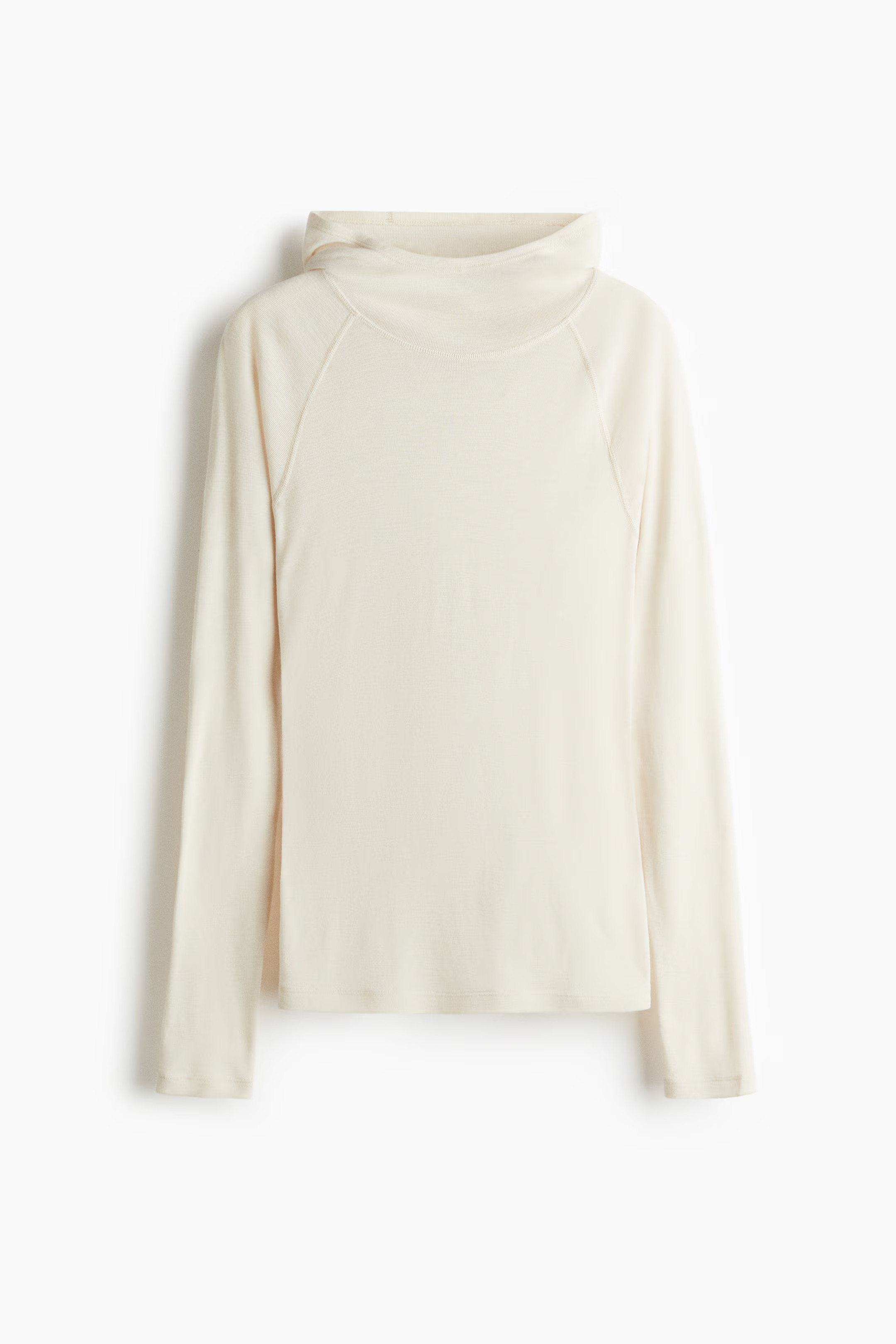 Wool hooded sports top | H&M (UK, MY, IN, SG, PH, TW, HK)