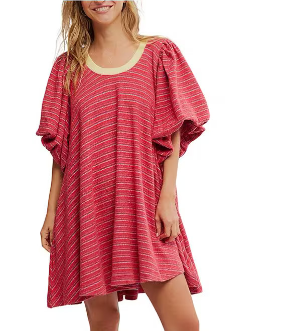 Free People Hudson Heavy Knit Stripe Dress | Dillard's | Dillard's
