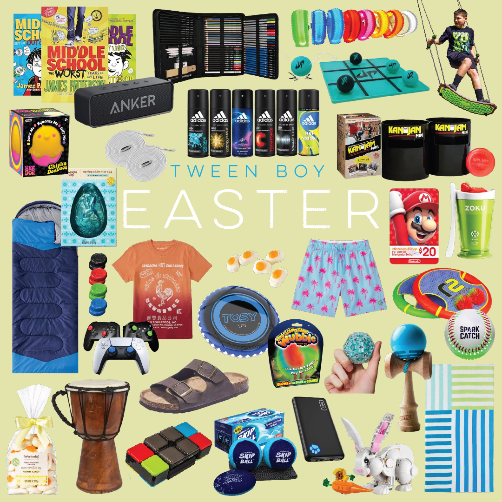 Turn up the fun factor this Easter with these epic picks for your tween boy's basket! From cool toys and gadgets to tasty treats, we've got everything that'll make this holiday egg-stra memorable.

TweenTreats #EasterFun #GiftsForBoys

#LTKfamily #LTKSeasonal #LTKkids