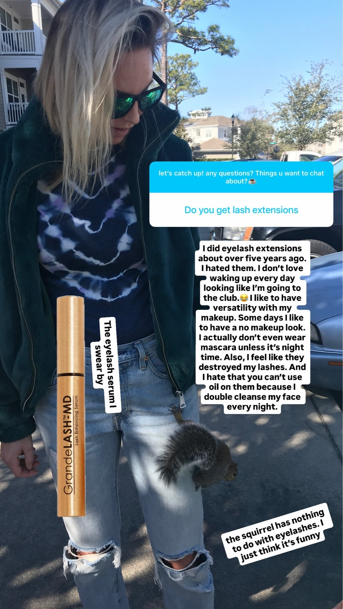I hate eyelash extensions. Instead I use an eyelash serum. This one makes my eyelashes super crazy long. ￼

#LTKBeauty #LTKOver40 #LTKselfcare