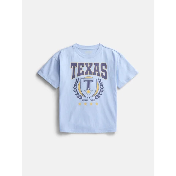 Weekend Academy Girls Graphic Tee with Short Sleeves, Sizes 4-18 | Walmart (US)