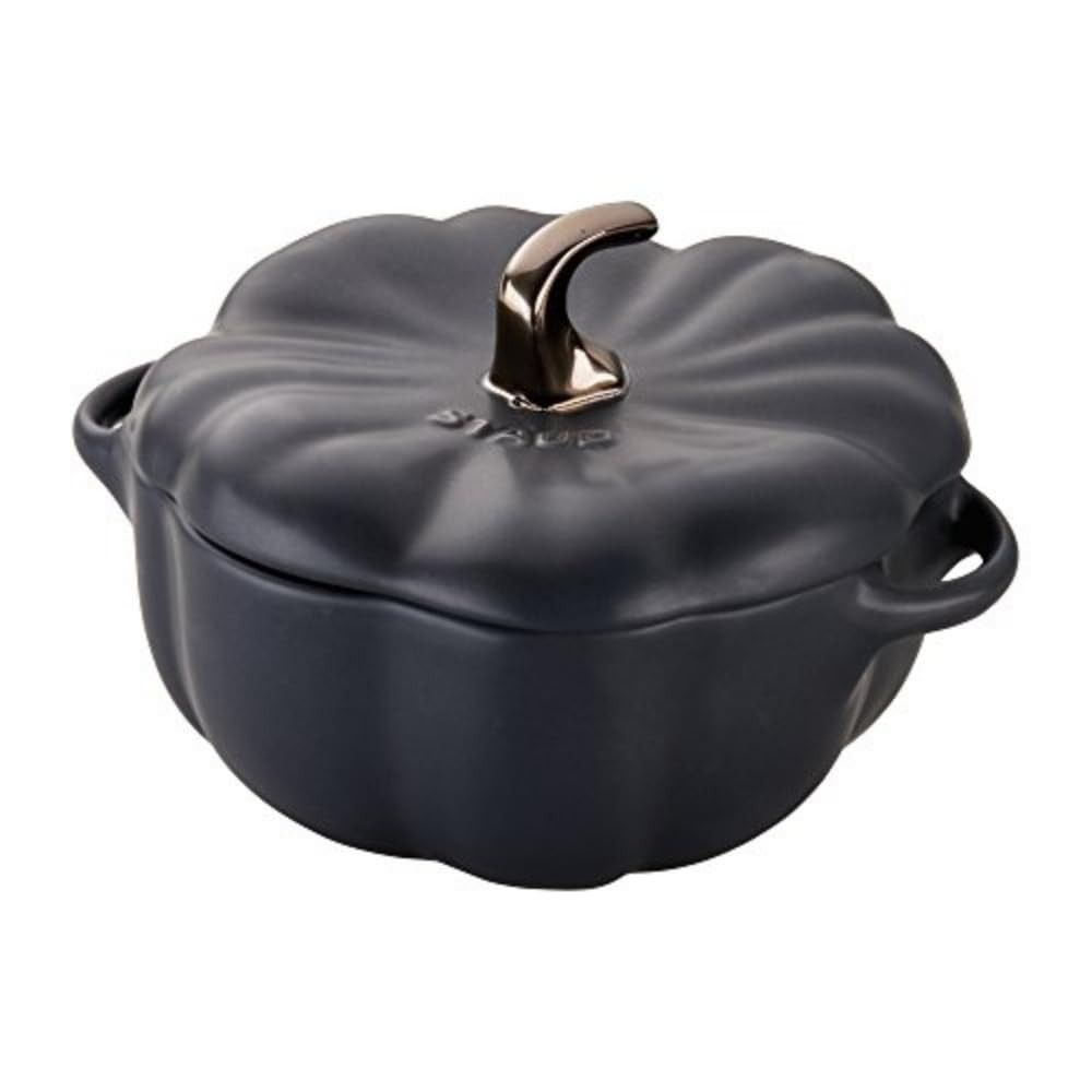 STAUB Ceramic 0.75-qt Petite Ceramic Pumpkin, Oven & Stove Safe up to 572°F, Pumpkin Dish, Ceram... | Amazon (US)