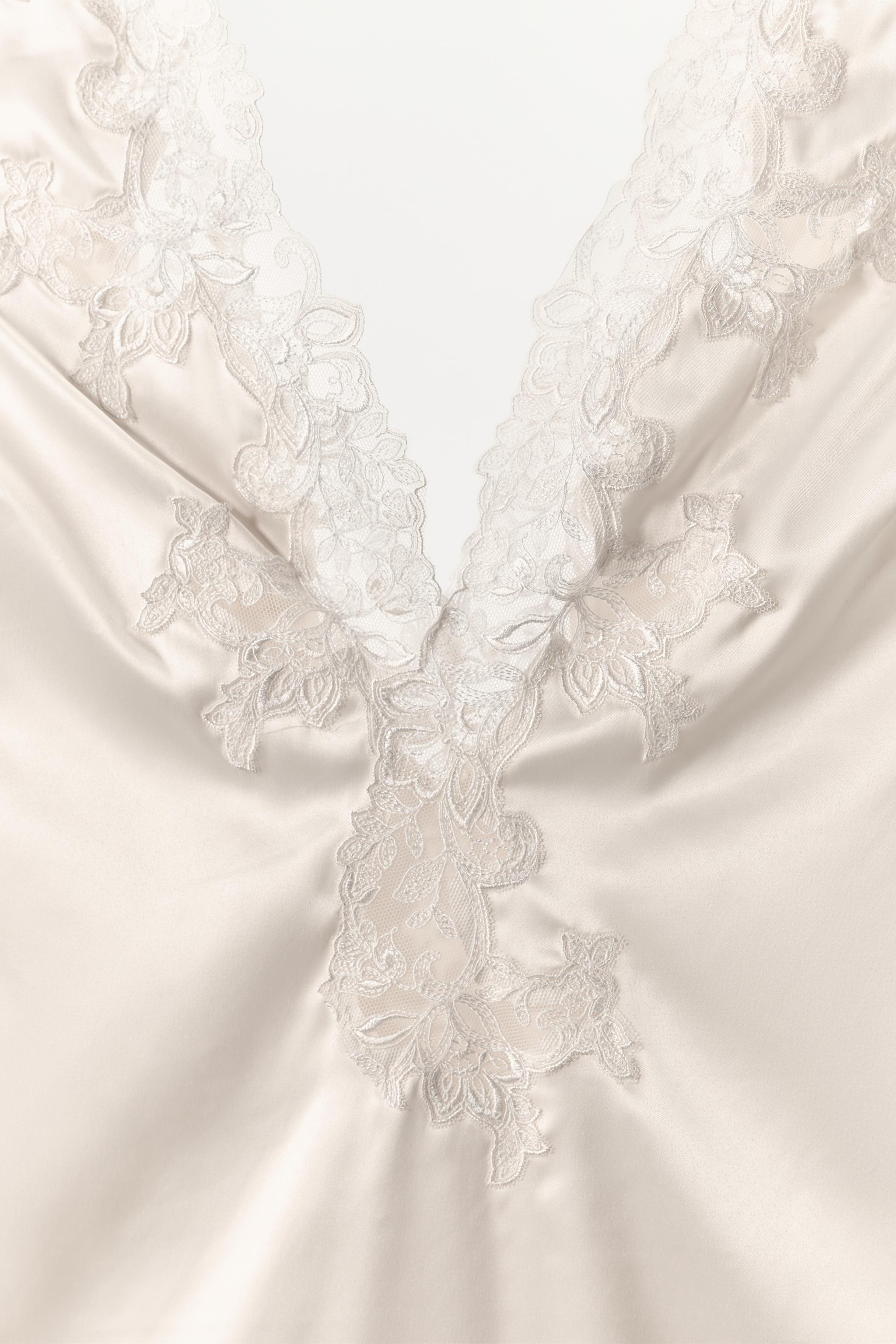 ZW COLLECTION SATIN LACE BODYSUIT | Zara UK